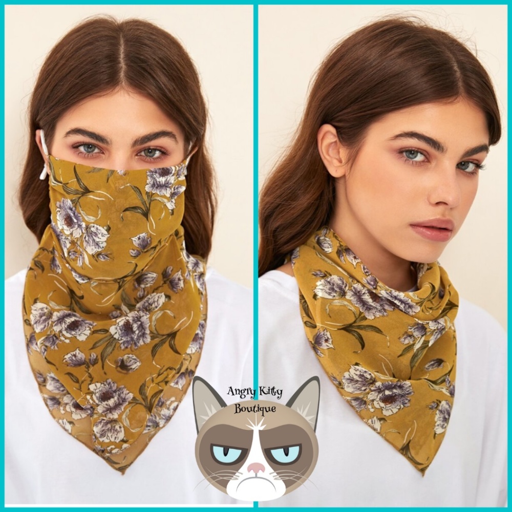 Peony Mask Scarf